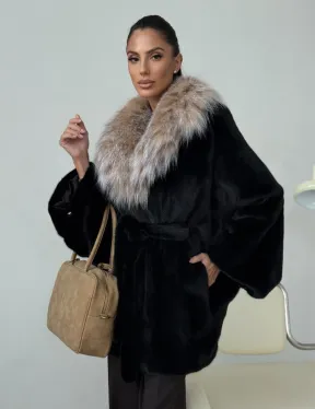 Норковая шуба с рысью