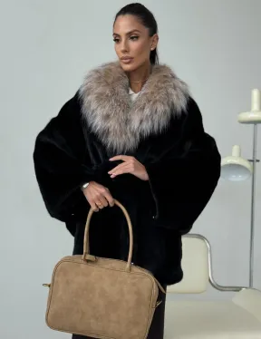 Норковая шуба с рысью