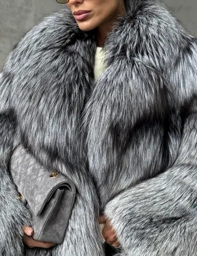 Полушубок из чернобурки