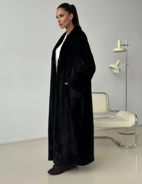 Длинная норковая шуба BLACKGLAMA