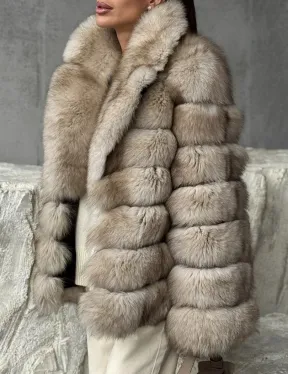 Шуба из песца