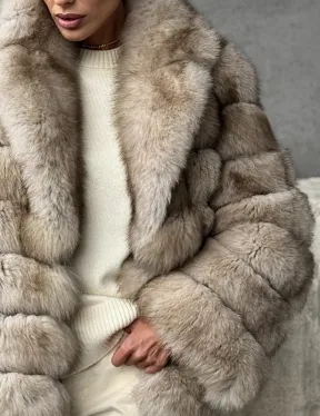 Шуба из песца