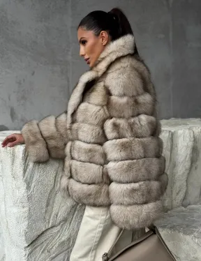 Шуба из песца