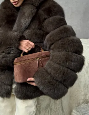 Шуба под соболя - короткая