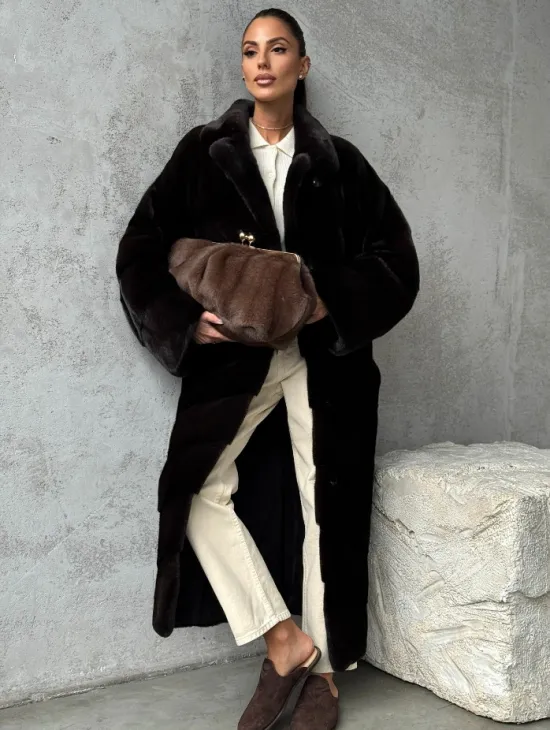 Натуральная норковая шуба