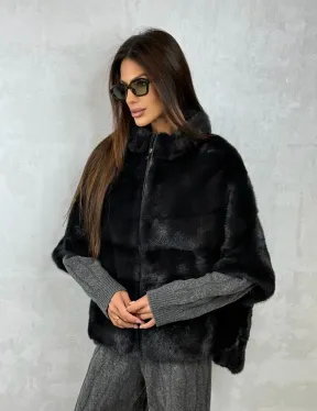 Норковая кофта