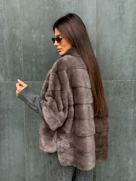 Куртка - кофта норковая на молнии