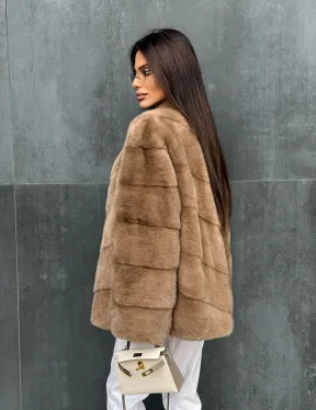 Полушубок норковый