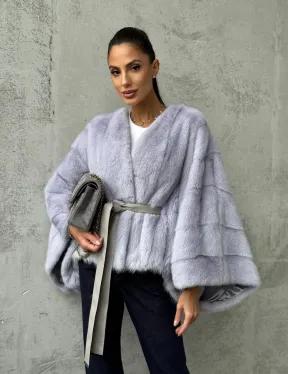 Короткая норковая шуба