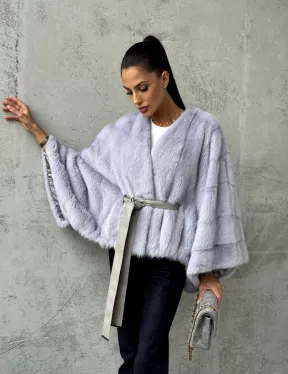 Короткая норковая шуба