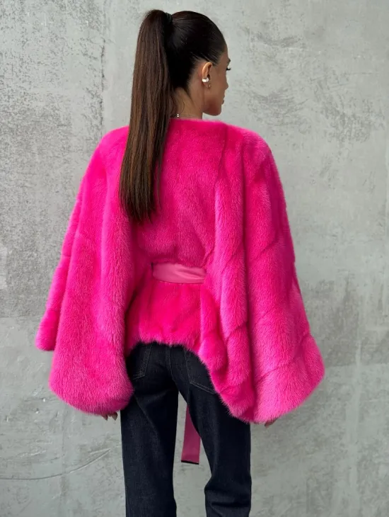 Короткая шуба из меха норки