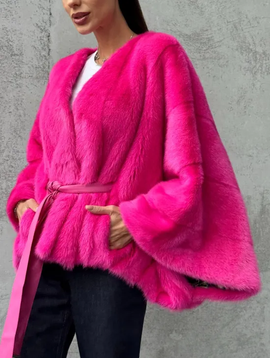 Короткая шуба из меха норки