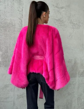 Короткая шуба из меха норки