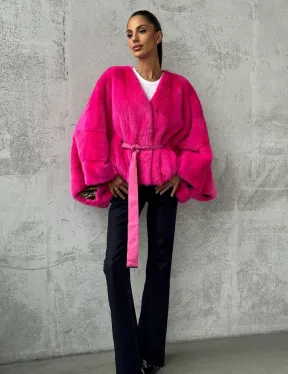 Короткая шуба из меха норки