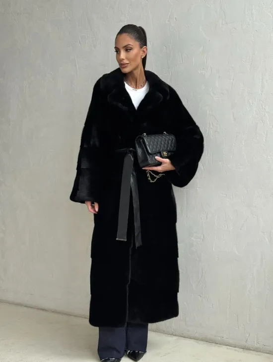 Шуба норка - паркетная раскладка