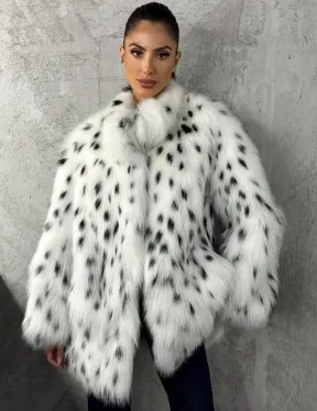 Шуба из лисы под рысь 2026