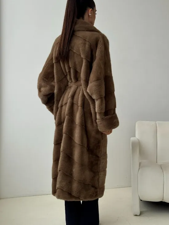 Норковая шуба - кимоно