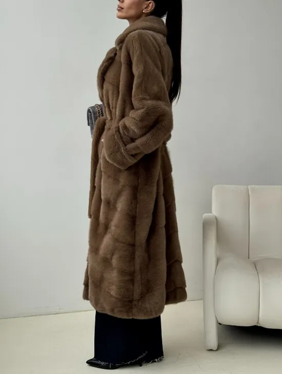 Норковая шуба - кимоно