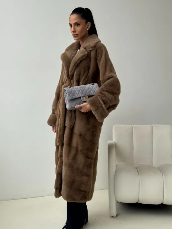 Норковая шуба - кимоно