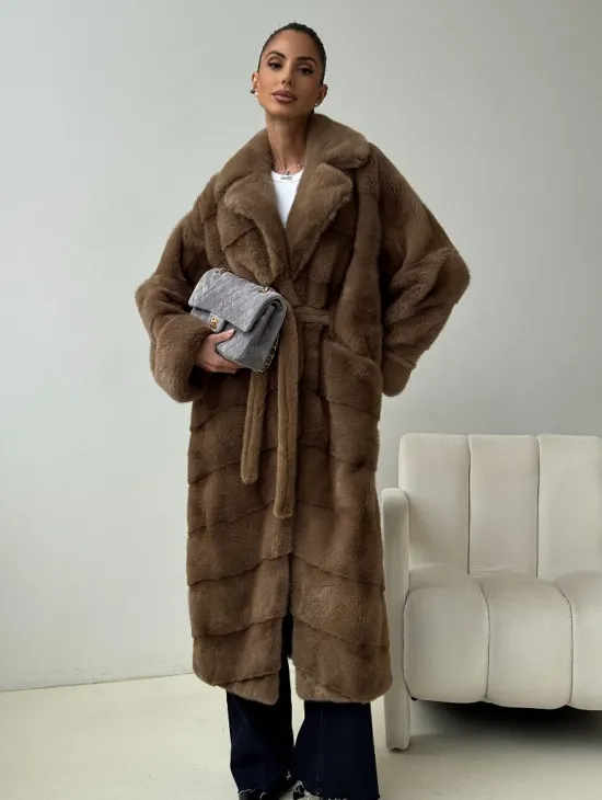 Норковая шуба - кимоно