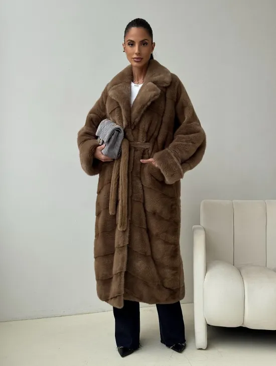 Норковая шуба - кимоно