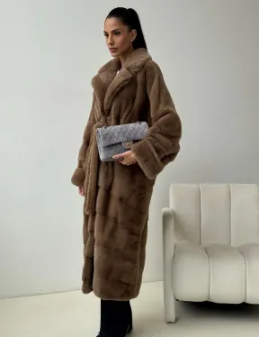 Норковая шуба - кимоно