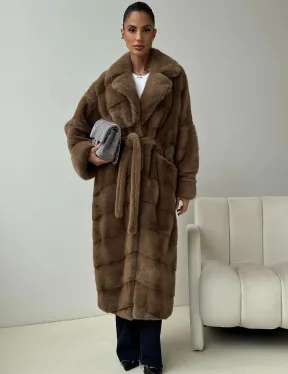 Норковая шуба - кимоно