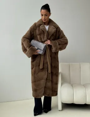 Норковая шуба - кимоно