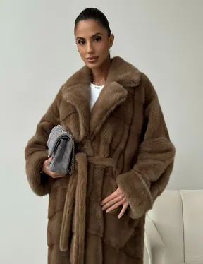 Норковая шуба - кимоно