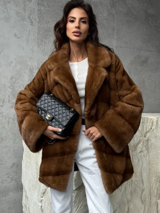 Полушубок норковый - автоледи