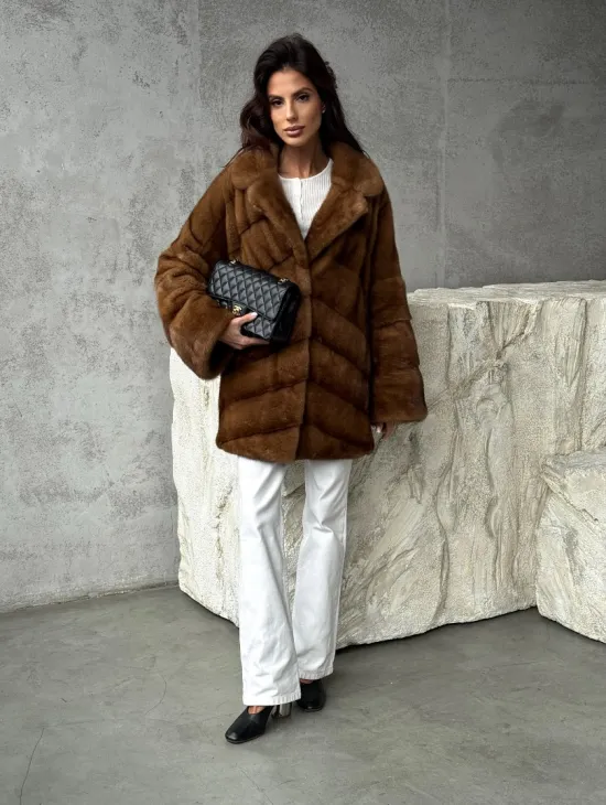 Полушубок норковый - автоледи