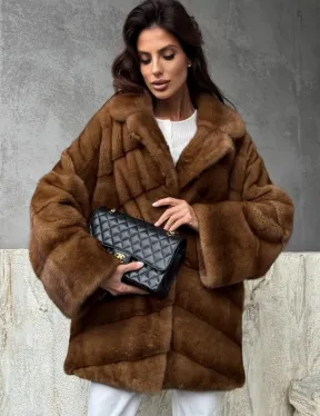 Полушубок норковый - автоледи