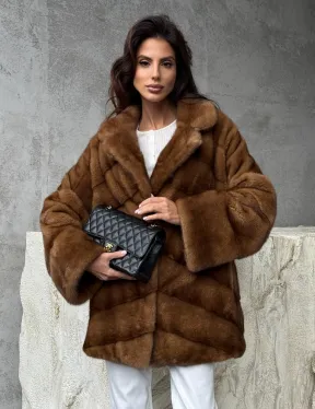 Полушубок норковый - автоледи