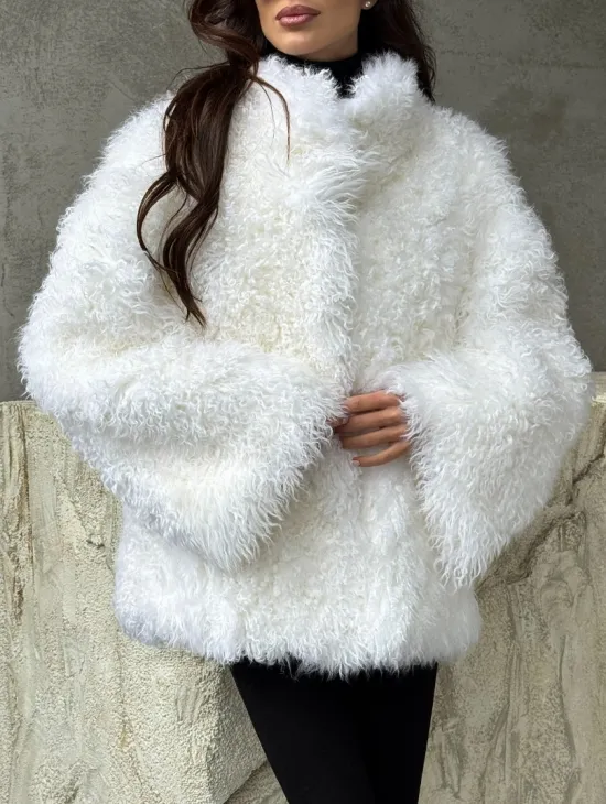 Шуба из альпаки