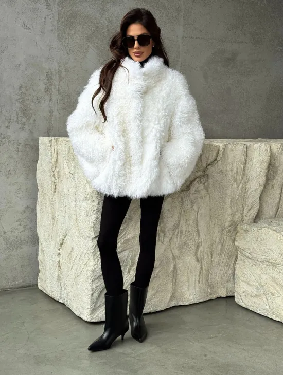 Шуба из альпаки