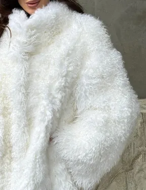 Шуба из альпаки