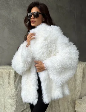 Шуба из альпаки