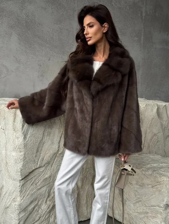 Норковая шуба автоледи