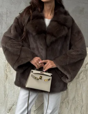 Норковая шуба автоледи