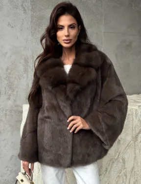 Норковая шуба автоледи