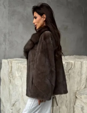 Норковая шуба автоледи