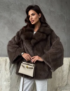 Норковая шуба автоледи