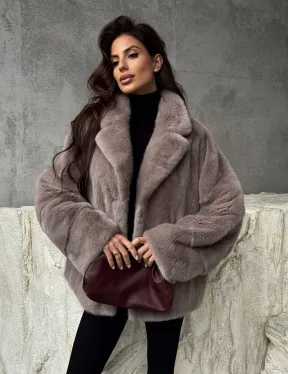 Короткая женская норковая шуба