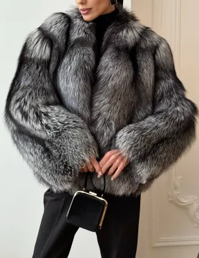 Шуба из чернобурки