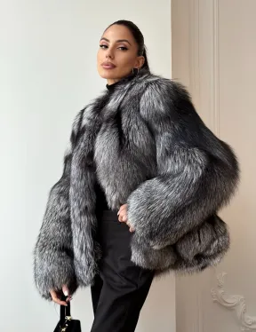 Шуба из чернобурки
