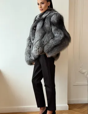 Шуба из чернобурки