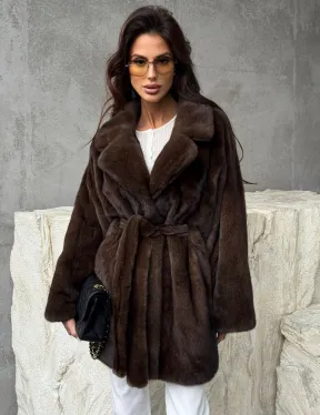 Полушубок норковый 