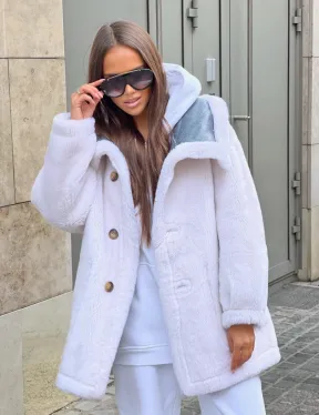 Двухсторонняя шубка - дубленка из натуральной шерсти