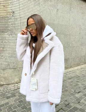 Двухсторонняя дубленка - шубка из шерсти мериноса