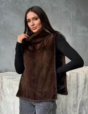 Манишка для женщин - норковая